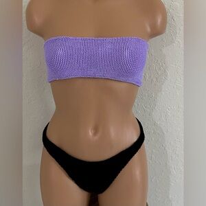 Hunza G Gabrielle bandeau bikini set